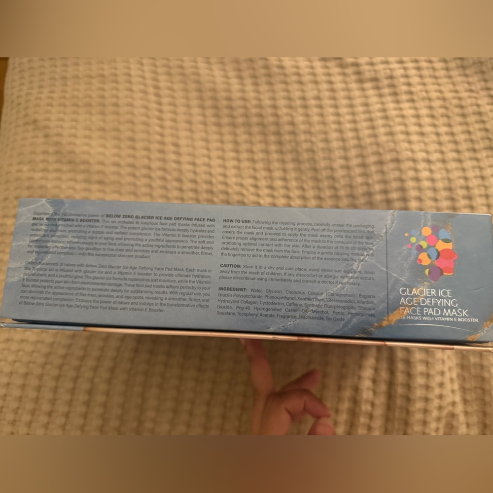 Glacier Ice Age Defying Face Mask - Blue - Picture 4 of 4